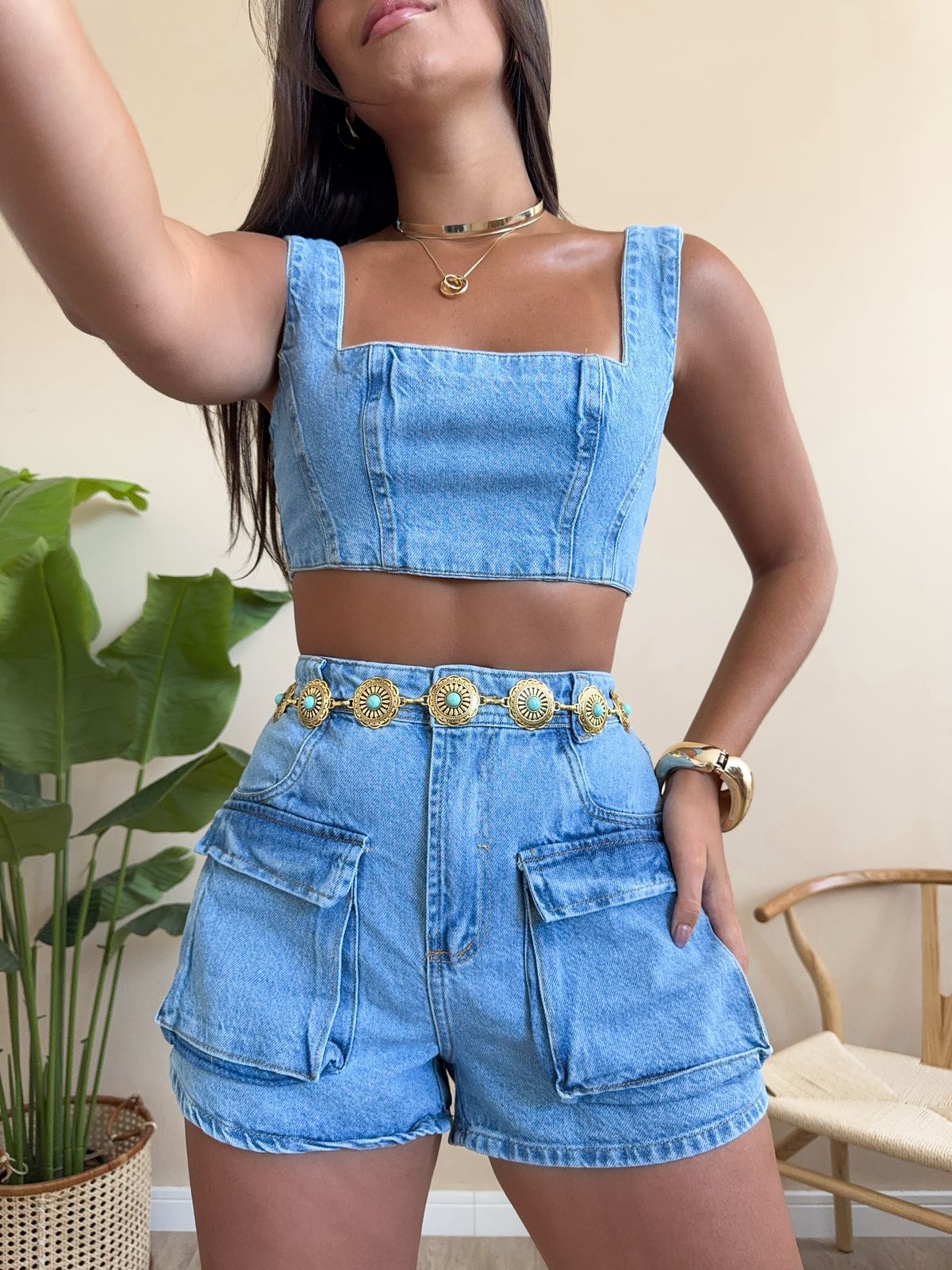 Conjunto Jeans Rayka